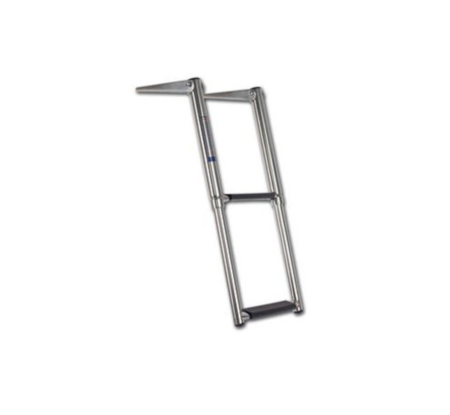 Telescoop Ladder RVS 2 treden