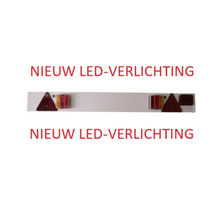 VERLICHTINGSBALK LED-VERLICHTING + MISTLICHT EN 9 METER KABEL