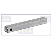 Pega Steunpijp 40-40 mm vierkant 60 cm