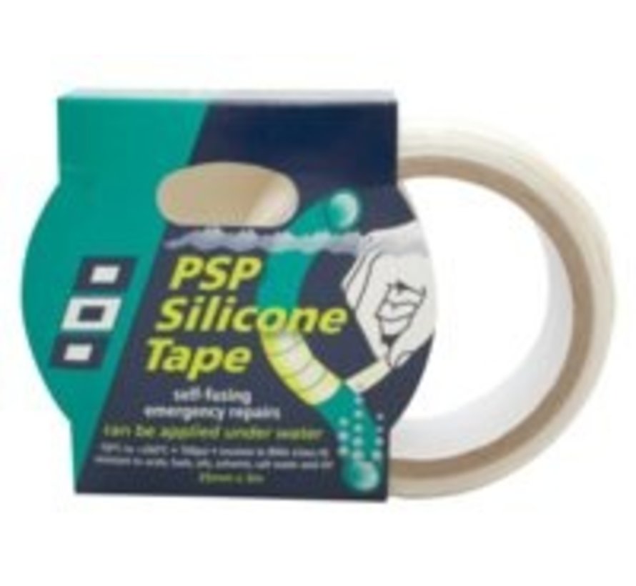 Siliconen Tape zwart 25mm 3m