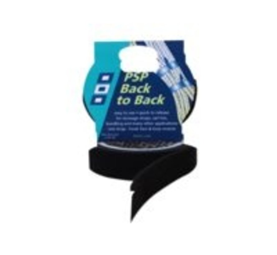 Back to back klittenband wit