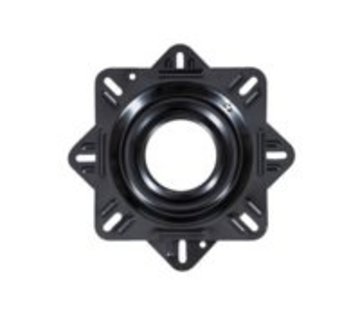 Talamex Draaiplateau zonder lock gecoat zwart