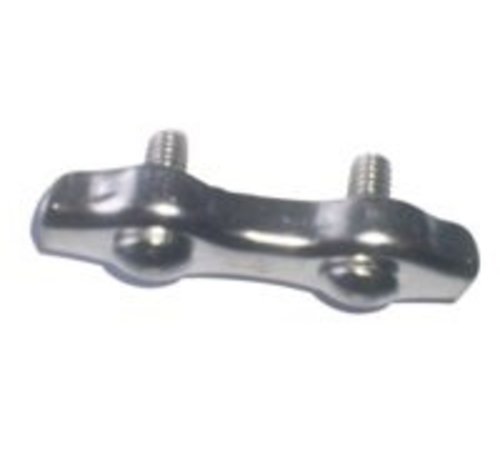 Talamex Rvs staaldraadklem 3mm plat