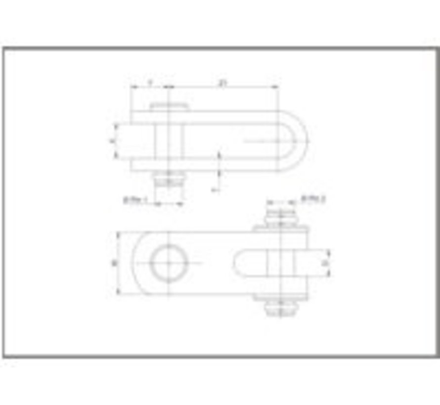 Double jaw toggle 3/4