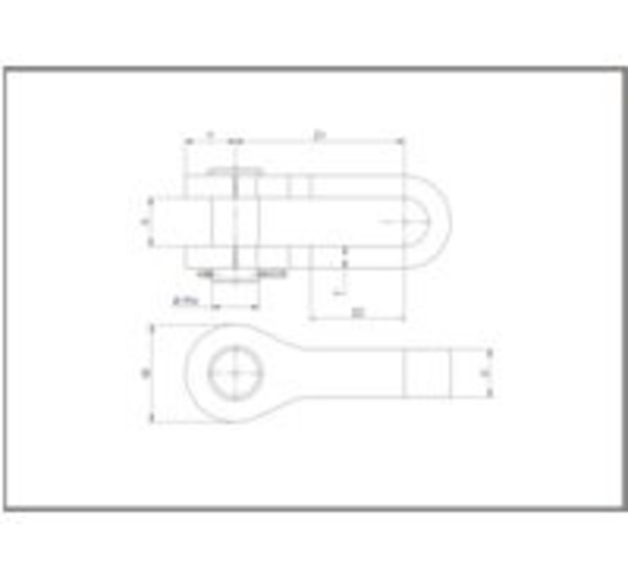 Strap toggle 5/16