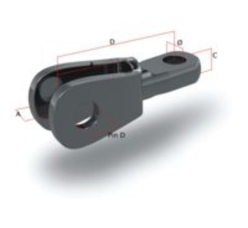 O.S. Oog-gaffel-toggle m8