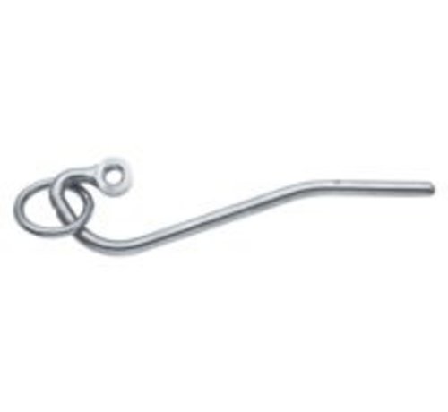 Talamex Rvs sliphaak 1/2 met oog 13mm