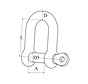 RVS D-Sluiting C.PIN 4MM