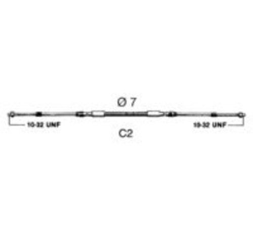 Ultraflex Schakelkabel C2 6ft 1.83m