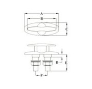 Talamex Kikker verzonken 220mm