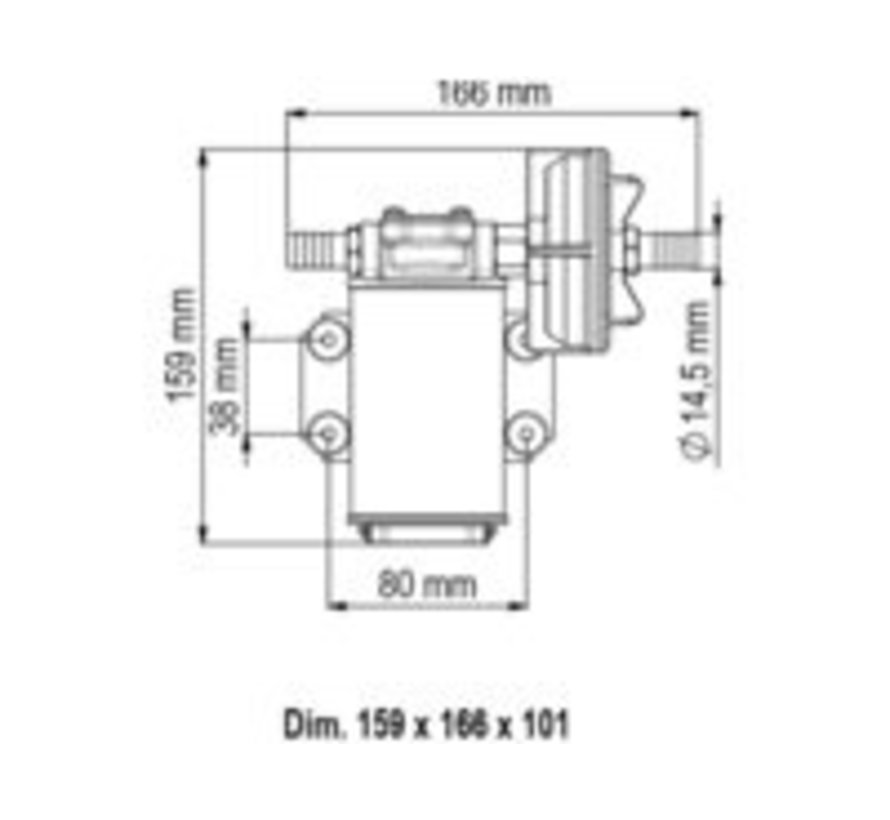 Dieselpomp UP3 12V