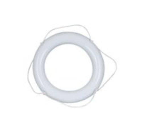Talamex Reddingsboei pvc wit 60cm met witte lijn
