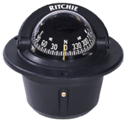 Ritchie Ritchie Kompas model Explorer F-50  12V  inbouwkompas  roosDiameter69 9mm / 5Graden  zwart