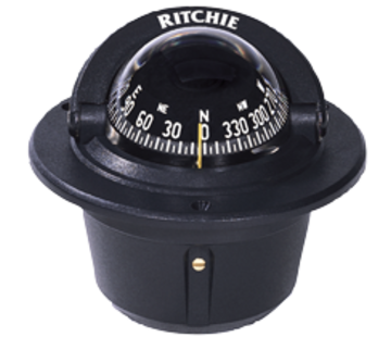 Ritchie Ritchie Kompas model Explorer F-50  12V  inbouwkompas  roosDiameter69 9mm / 5Graden  zwart