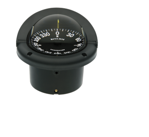 Ritchie Ritchie Kompas model Helmsman  HF-742  12V  inbouwkompas  roosDiameter95mm / 5Graden  zwart