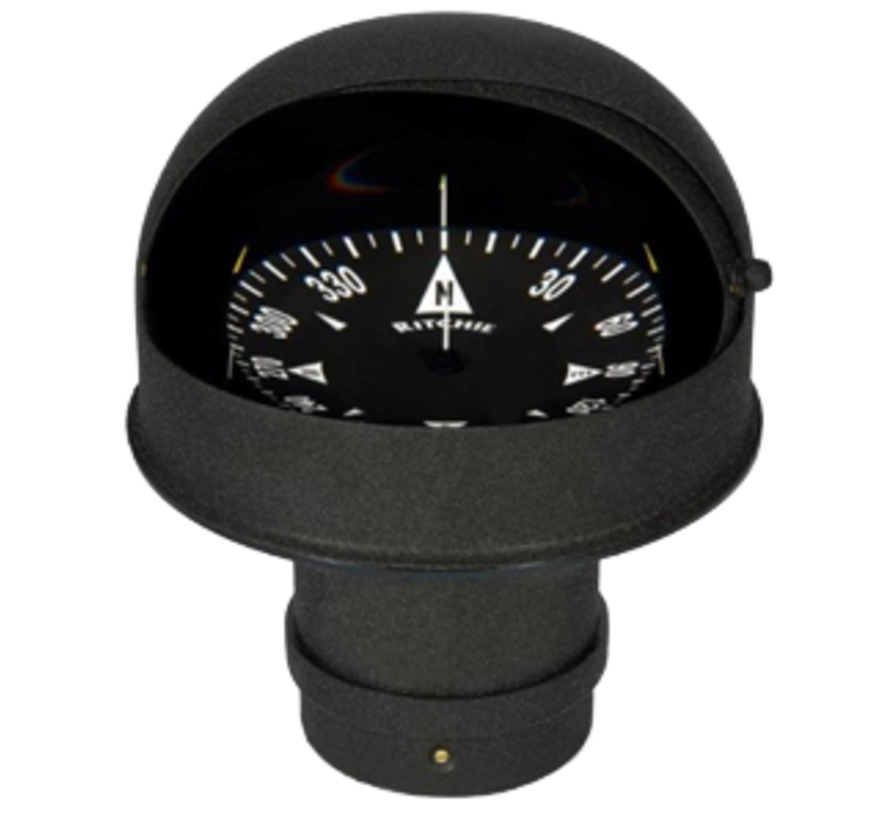 Ritchie Kompas model Globemaster FD-600-EB  12/24/32V  inbouw Diameter152 4mm / 2 of 5Graden  zwart (zeil)