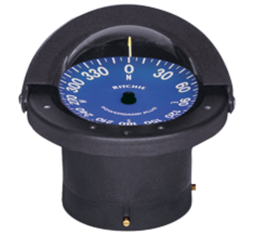 Ritchie Kompas model Supersport SS-2000  12V  inbouwkompas  roosDiameter114 3mm / 5Graden  zwart