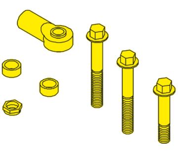 Seastar Seastar losse balljointset voor tie bar kit SA27252