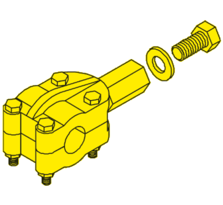 SeaStar Heavy Duty klemblok H=57mm