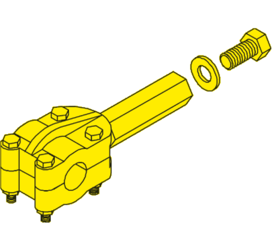 SeaStar Heavy Duty klemblok H=115mm