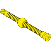 Seastar SeaStar Aluminium bracketpijp met verstelbare schroefkogel