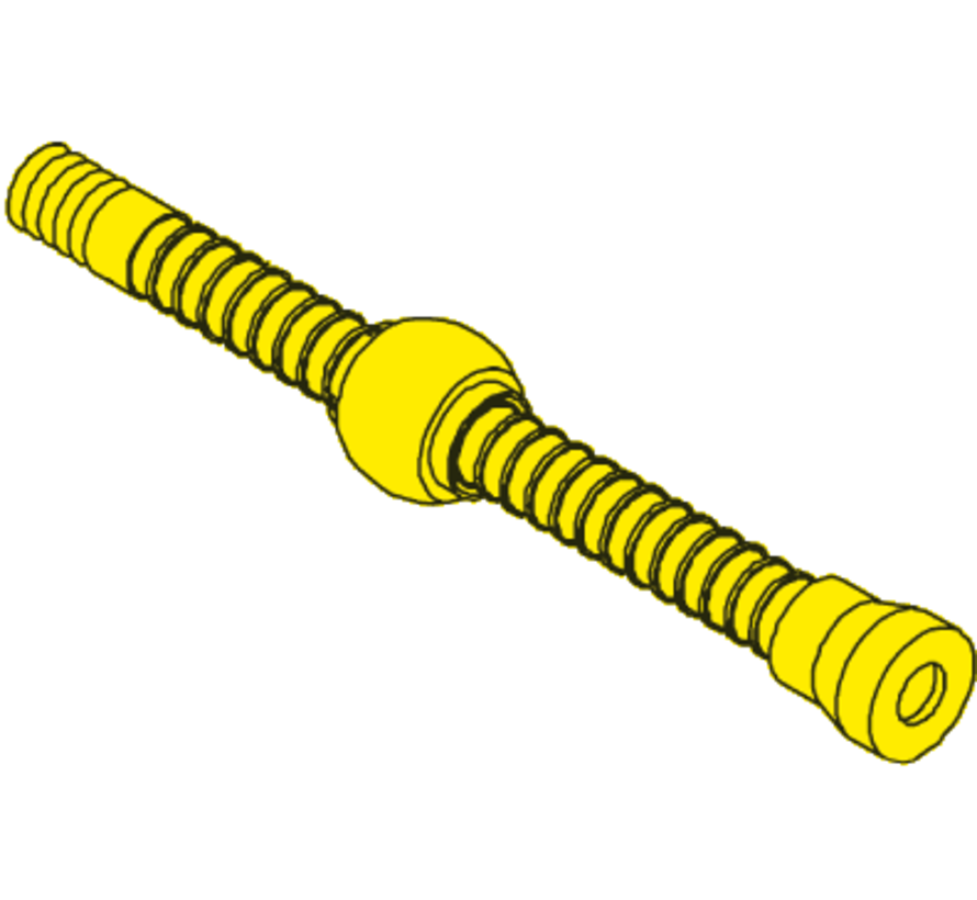 SeaStar Aluminium bracketpijp met verstelbare schroefkogel