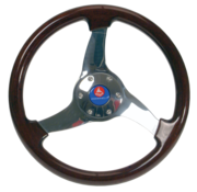 Allpa 3-Spaaks stuurwiel Elica RVS – Ø350 mm