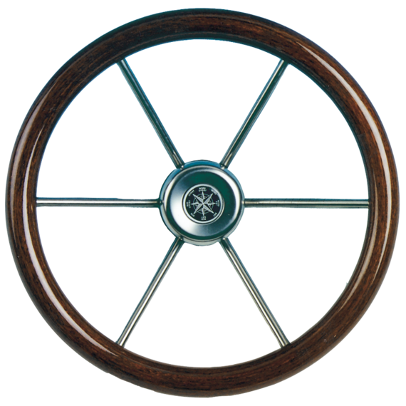 380mm 15in Classic Steering Wheel Assembly Walnut Grip 3 Spoke Riveted 380mm 15in Classic Steering Wheel Assembly Walnut Grip 3 Spoke Riveted