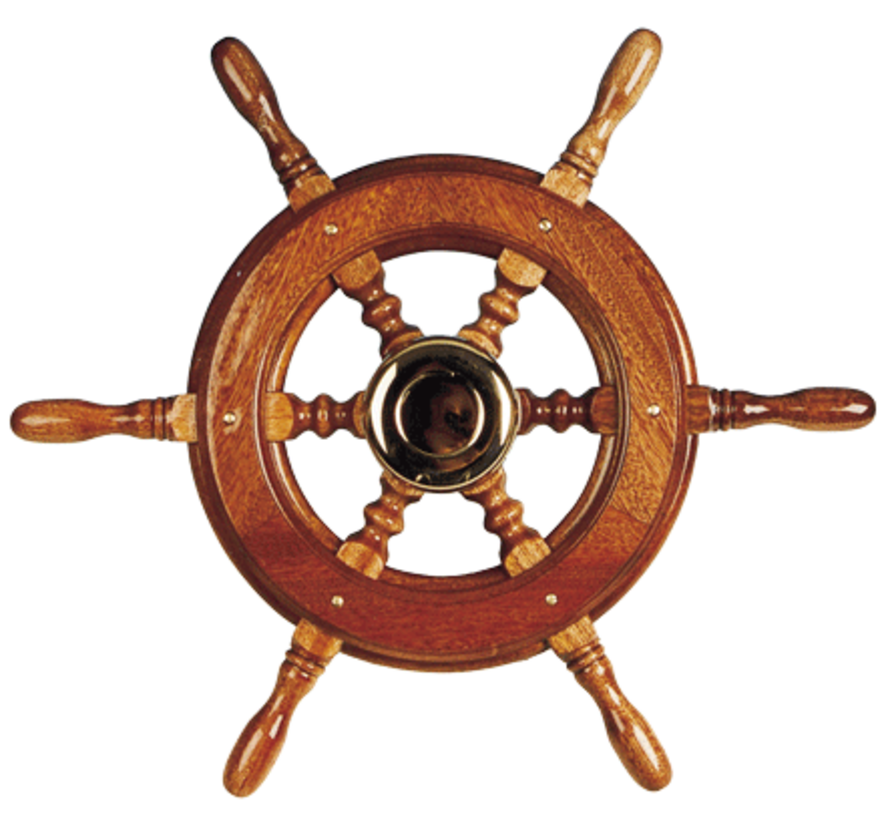 Allpa 6-Spaaks stuurwiel Type-2 klassiek mahoniehout