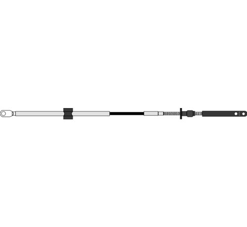 Seastar SeaStar Kabel CC205 16' 4.88m OMC Turbo Jet-throttle