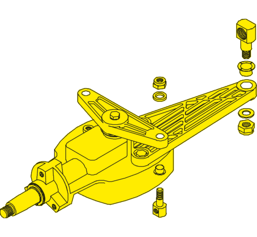 SeaStar Stuurkop 135Graden Jet boat besturing