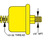 Allpa allpa Oliedrukzender single station 80Psi (5 5 Bar)  1/8 NPTF (SW: 240-33 Ohm)