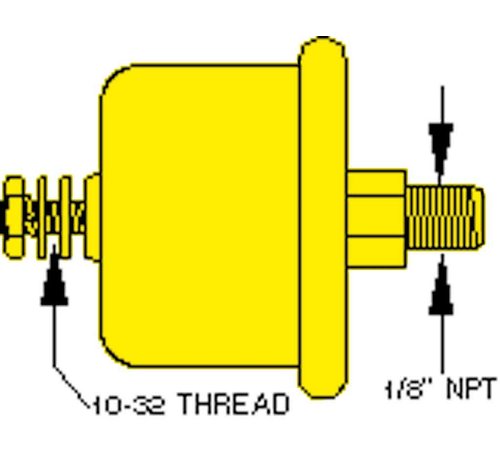 Allpa allpa Oliedrukzender dual station 80Psi (5 5 Bar)  1/8 NPTF (SW: 240-33 Ohm)