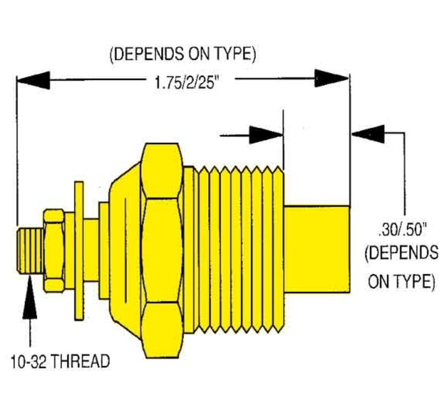 allpa Watertemperatuurzender single station  1/8 NPT (SW: 240-33 Ohm) (120-240ÂºF / 50-115ÂºC)