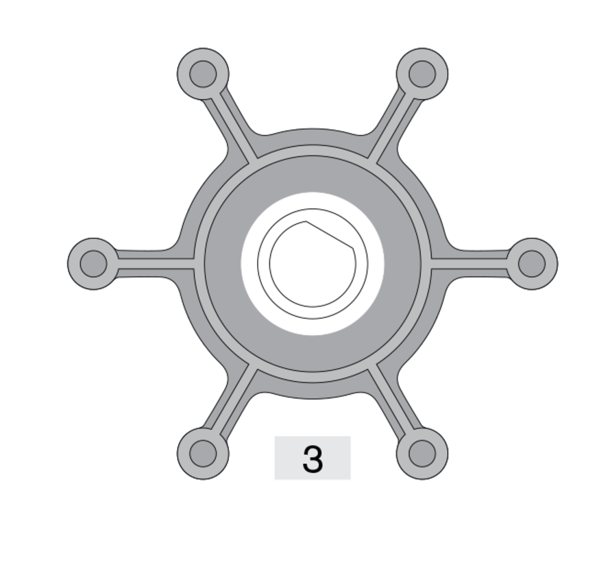 Johnson Pump impeller 1052S-9