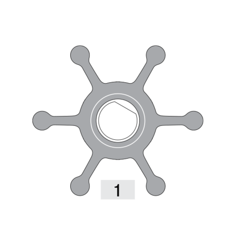 Johnson Johnson Pump impeller 1077B-9