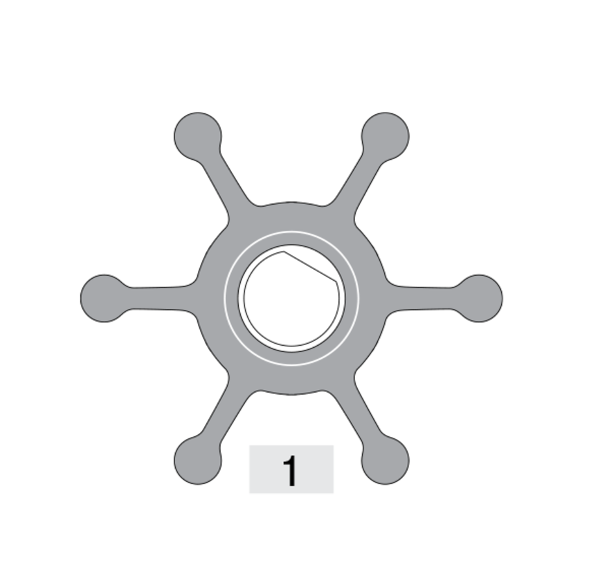 Johnson Pump impeller 1077B-9