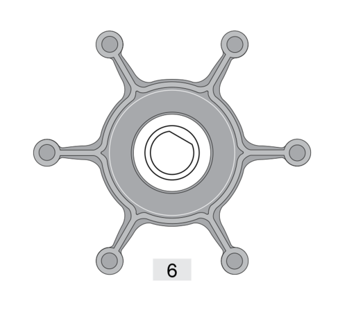 Johnson Johnson Pump impeller 824P-9