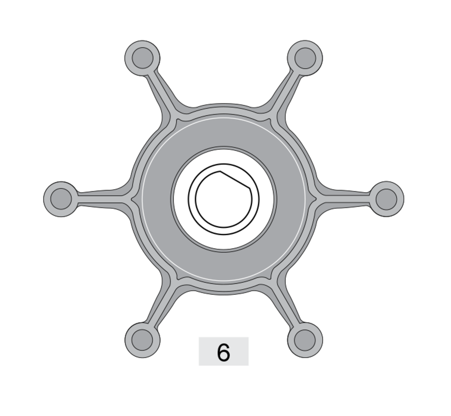Johnson Pump impeller 824P-9