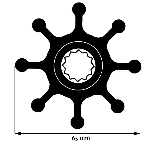 Johnson Johnson Pump impeller 1028B