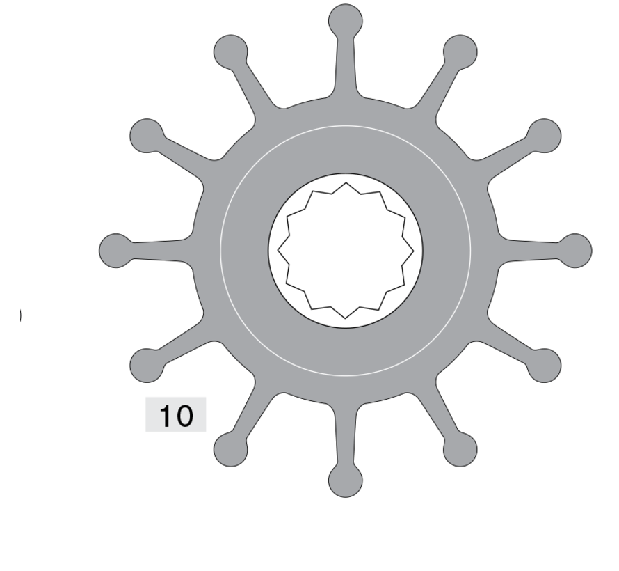 Johnson Pump impeller 1027B-1