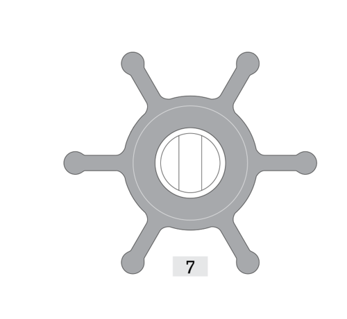 Johnson Johnson Pump impeller 810B-9