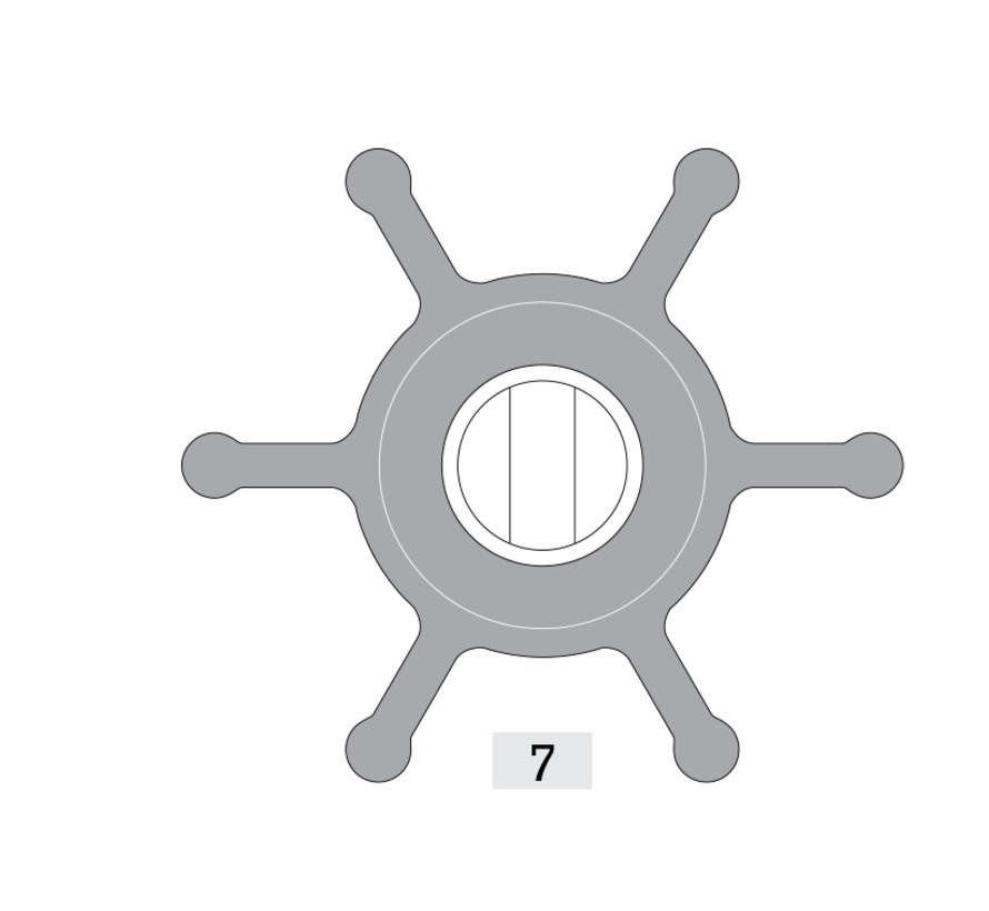 Johnson Pump impeller 810B-9