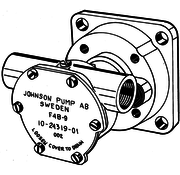 Johnson Johnson Pump zelfaanzuigende bronzen koelwater-impellerpomp F4B-9 (Mitsubishi K4C-75)