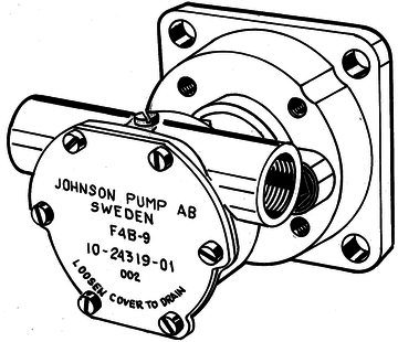 Johnson Johnson Pump zelfaanzuigende bronzen koelwater-impellerpomp F4B-9