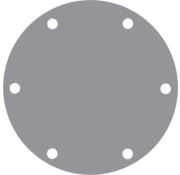 Johnson Johnson Pomp bronzen deksel voor pomp F7 (vervangt Jabsco 3993)