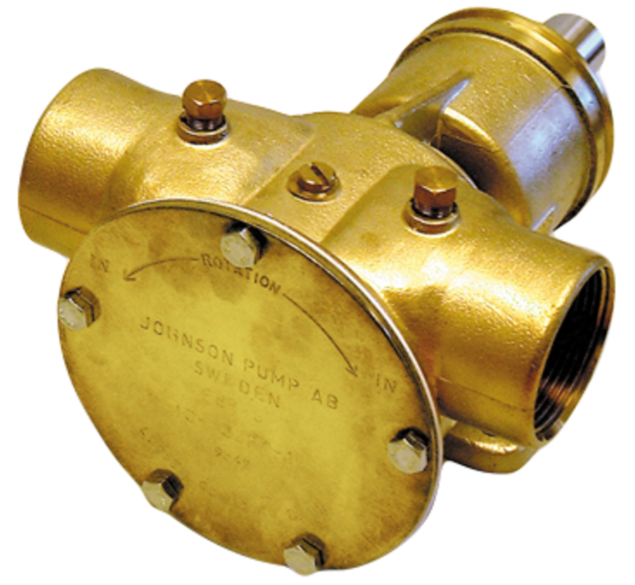 JP bronzen impellerpomp F8B-8  279l/min  binnendraad 1-1/2  voetmontage / pulley-aandrijving