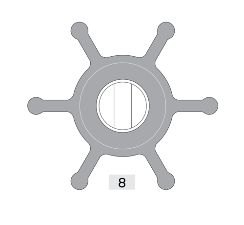 Johnson Johnson Pump impeller 1026B-9