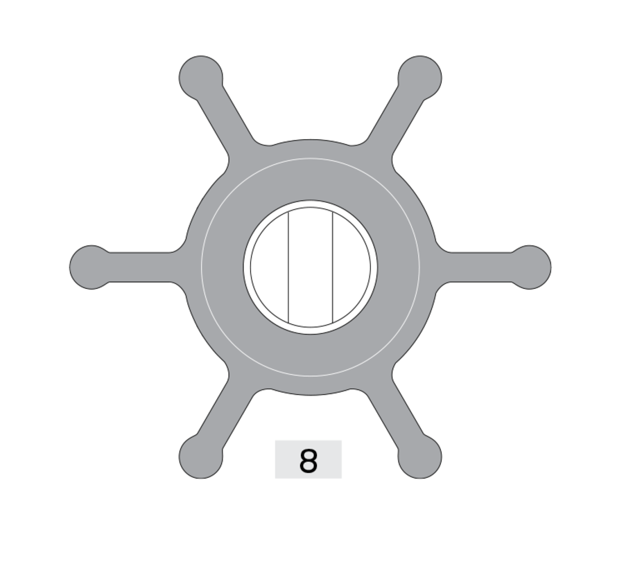 Johnson Pump impeller 1026B-9