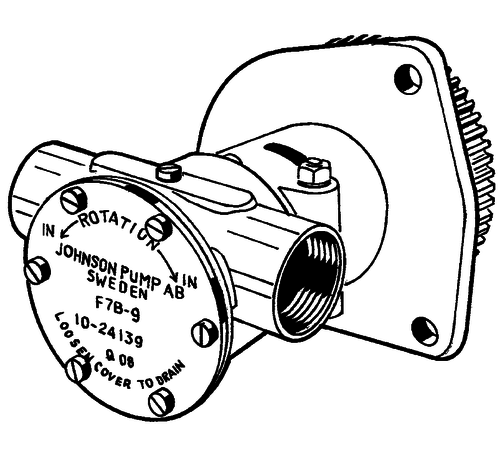 Johnson Johnson Pump impeller 1028BT-1